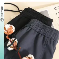 【逸阳断码清仓】运动版型25秋窄版弯裤垂感宽松高腰显瘦牡丹运动裤
