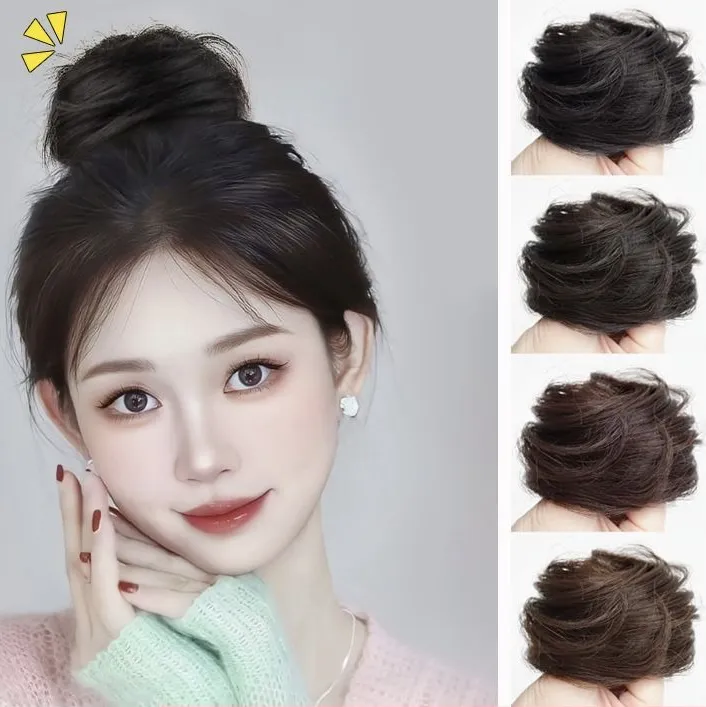 2025年新款简单时尚减龄丸子头发圈百搭气质简约ins可爱