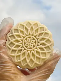 老广荣纯莲蓉常温冰皮米月饼