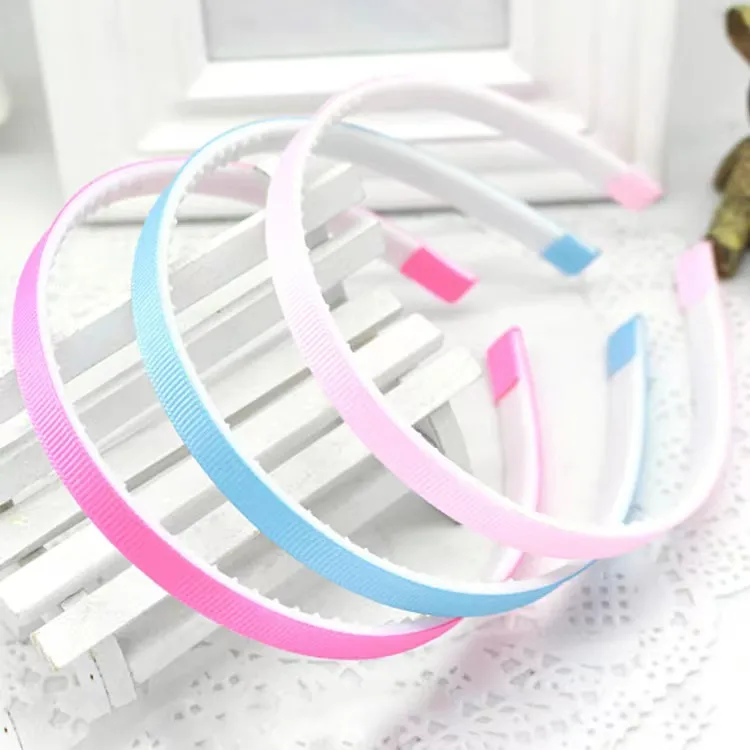 【班班精选】1cm塑料高韧性发箍底座防滑带齿手工制作材料可爱网红