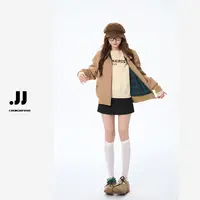 【曼彻斯特】慵懒宽松版型休闲好穿老钱感夹克外套上衣女Y3579