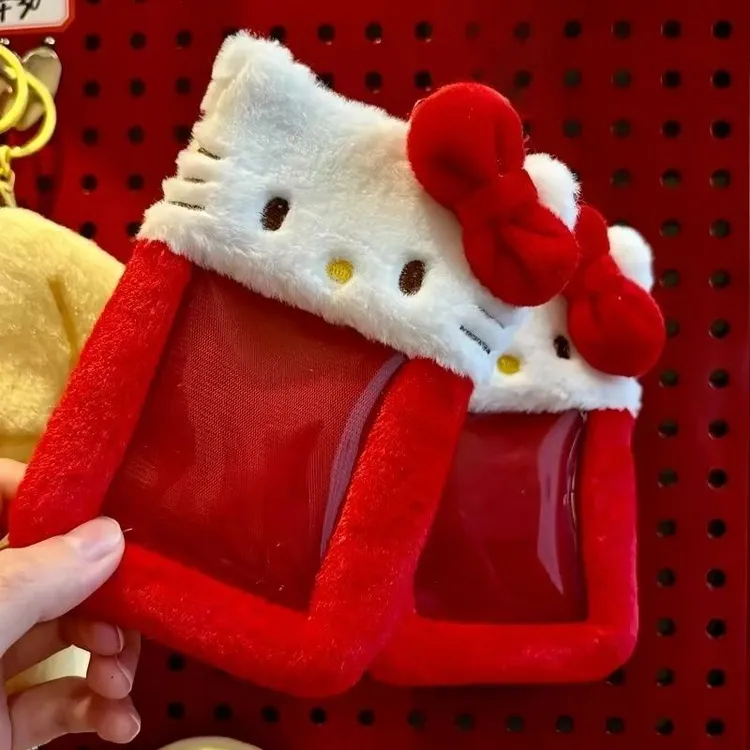 可爱毛绒卡套2026新年KT红包袋新年款校园卡工作卡套