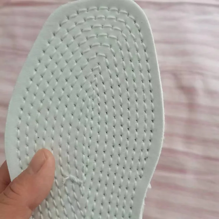 机器纳布鞋白鞋软底鞋底自己做毛边布鞋材料女款方头鞋底子毛布底