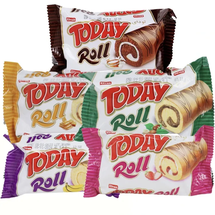 土耳其进口TODAY面包卷10袋包邮零食牛奶多口味
