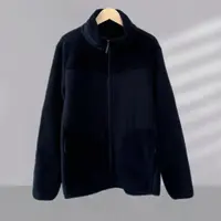 玲姐定制-男款立领单面穿抓绒衣户外保暖外套开衫348618