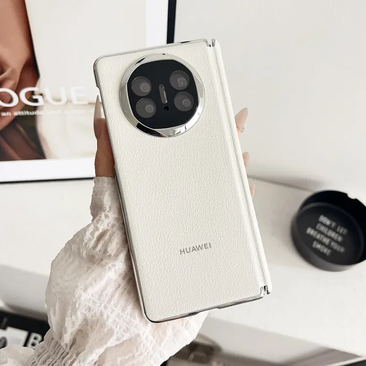 适用华为MateX5手机壳Mate X5典藏版镜头全包折叠秒变MateX6真皮