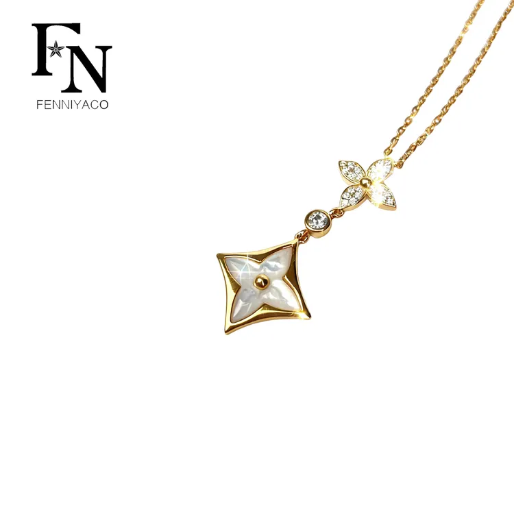 吊坠925银莫桑石 时尚法式10cm以下饰品锁骨链少女风日韩珠宝女