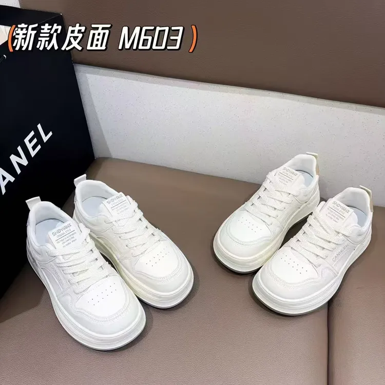 秋季休闲板鞋休闲鞋拼色注压小白鞋M603
