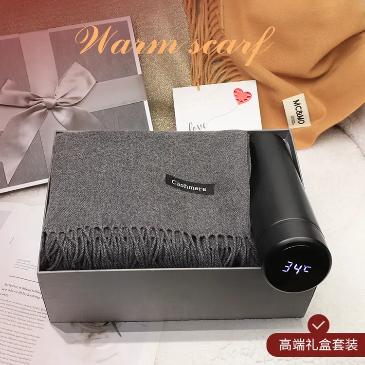 送男友朋友男生男士冬季暖心礼物新款男款围巾礼盒2025实用型生日