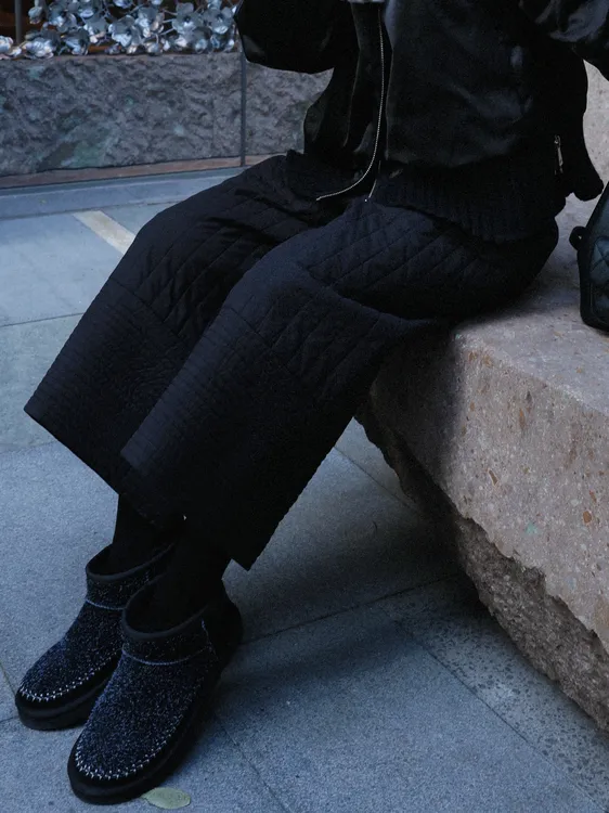 TT设计师【暖云天 】保暖显瘦百搭休闲纯棉八分裤TT191211