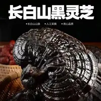 长白山黑灵芝 500克*1袋 泡水泡酒
