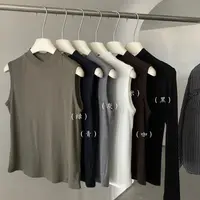 亲肤小立领修身背心25830