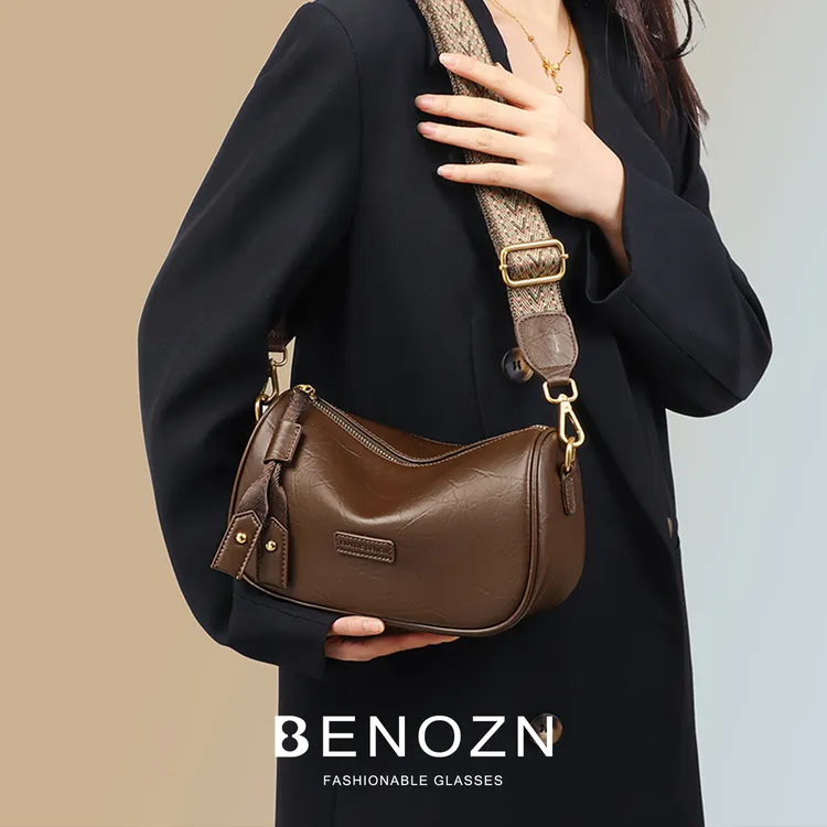 【BENOZN高级感】波士顿复古包包女夏季斜挎包女包通勤单肩枕头包
