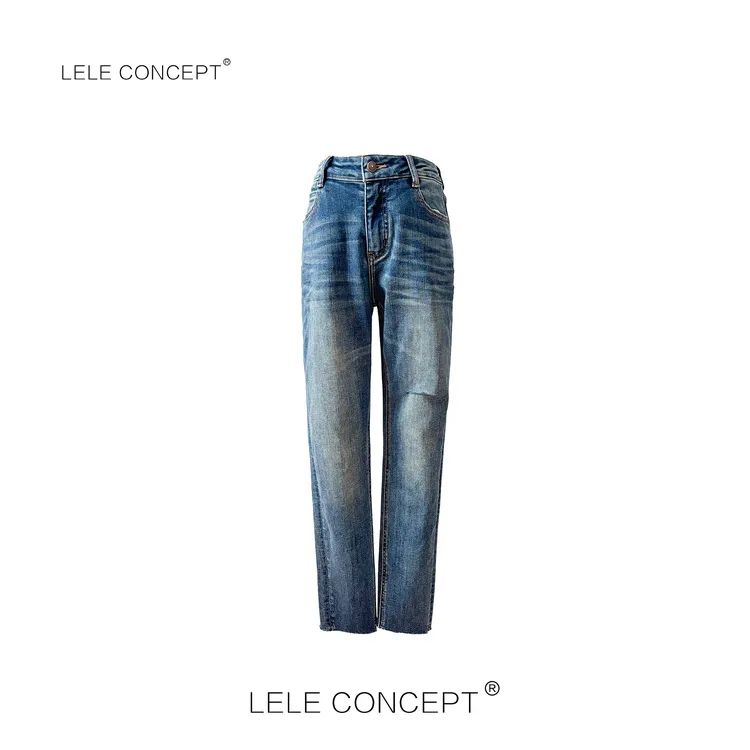 LELE CONCEPT丨【美超】港风时装款款两色小脚裤K0458