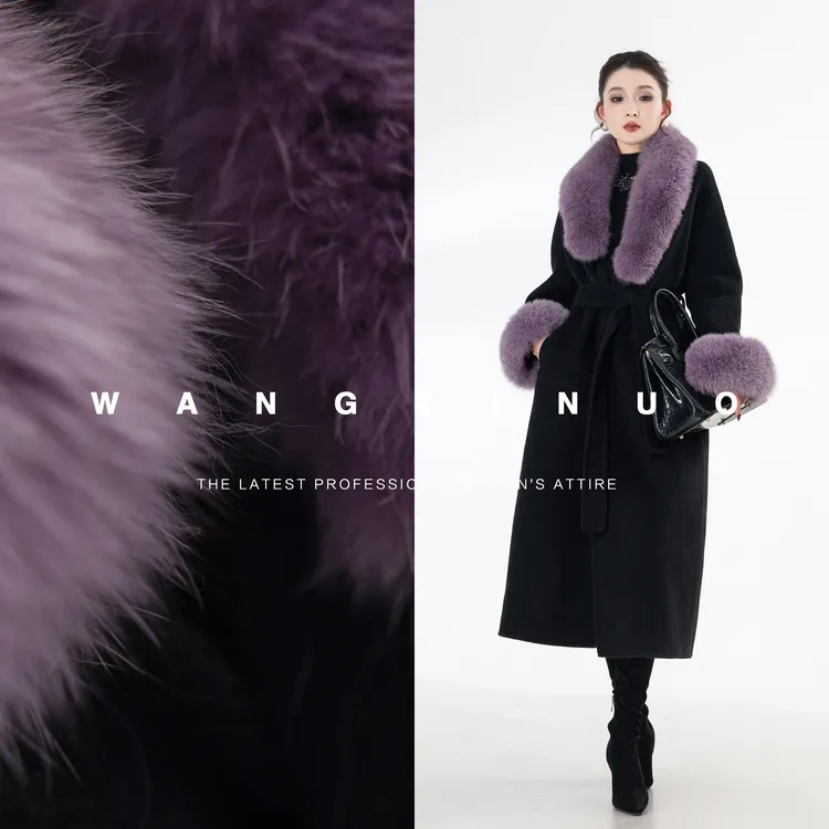 MD定制·依诺【彩球撞色】2026新款气质通勤轻奢风百搭显瘦羊毛外套