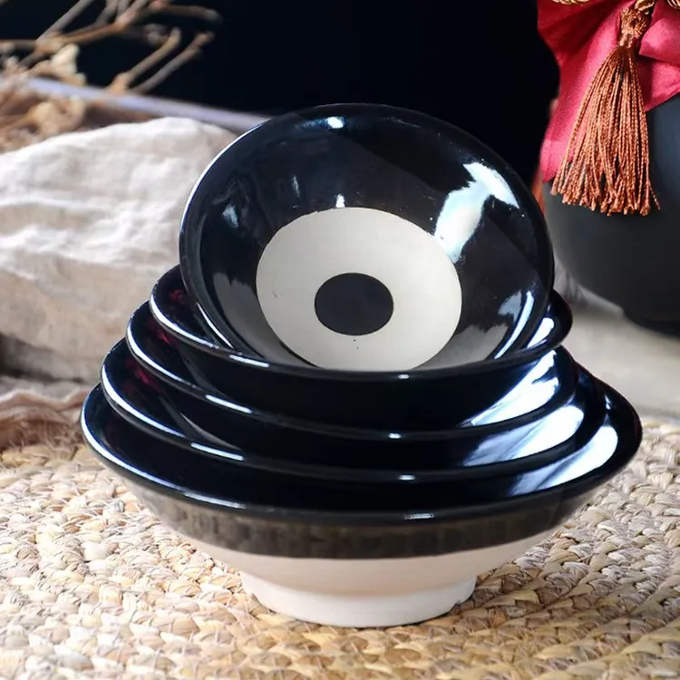 复古酒碗小瓷碗土陶碗仿古水浒道具酒碗粗瓷扣肉蒸碗摔酒碗蘸料碗