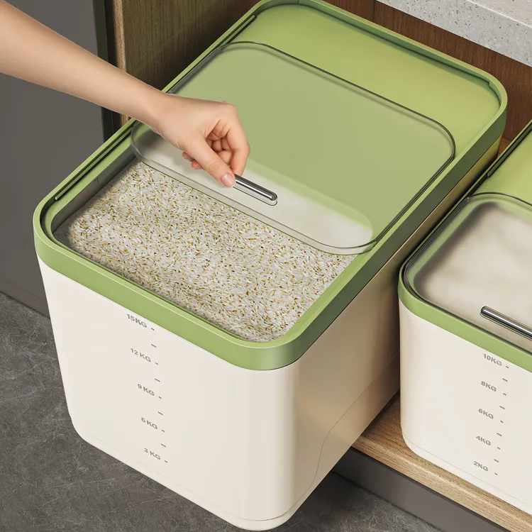 米桶新款装家用密封防虫防潮大米缸滑盖容器储存罐食品级米面收纳