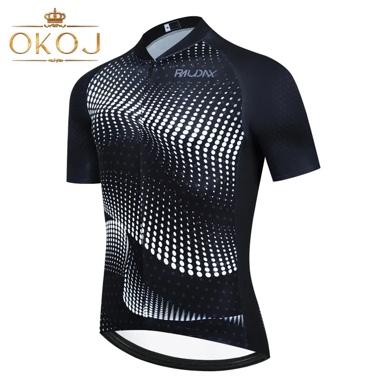 OKOJ短袖骑行服男骑行上衣速干透气排汗夏季薄款公路自行车单车服