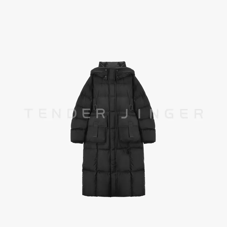 Tender Jinger｜线下专供 95长款收腰加厚过膝鹅绒服T54XSX50630