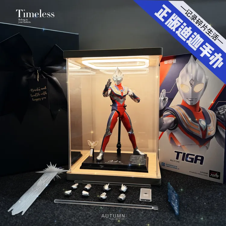 正品官方新品迪迦真骨雕奥特曼玩具摆件男孩男生生日礼物创意手办