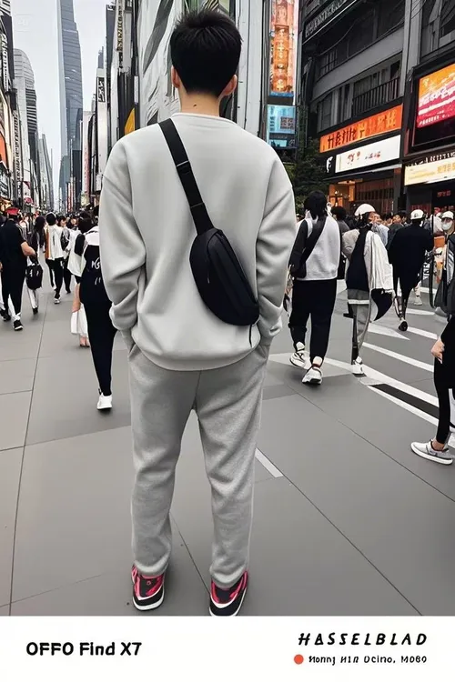 简约休闲手机包随身包男女跑步腰包户外骑行包轻便斜挎包潮流胸包