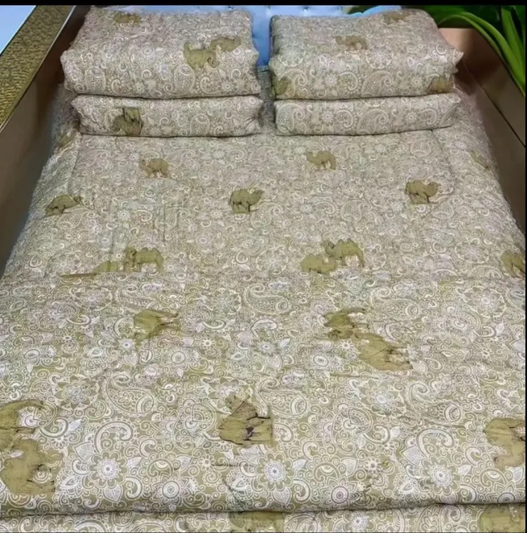 秋冬保暖棉被双面款印花两用