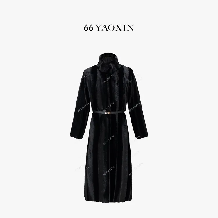 【胡八万专属】66YAOXIN | 黑钻雪镜 | 紫标抽刀奢绒环保外套光泽宝嘉美级别外套