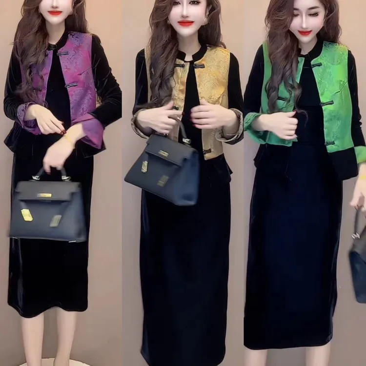 新中式时尚套装中国风民族风1647