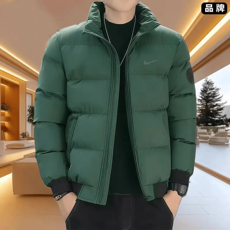 现货速发冬季男士棉衣外套休闲加厚保暖防风立领青年棉袄大码棉服