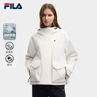 斐乐女士梭织外套2025冬新款时尚休闲宽松连帽上衣F11W548706F