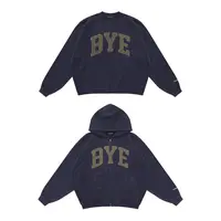 MASONPRINCE/25秋季 boxy hoodie BYE复古系力量廓形帽衫