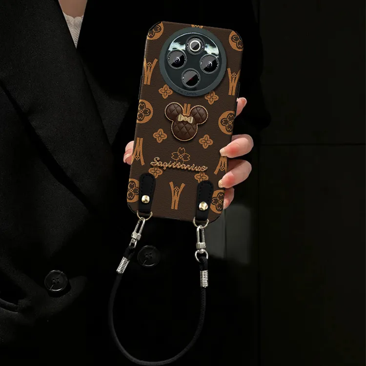 汇客凡品【VIVOY300Pro】轻奢皮质荔枝纹ins创意防摔手机壳