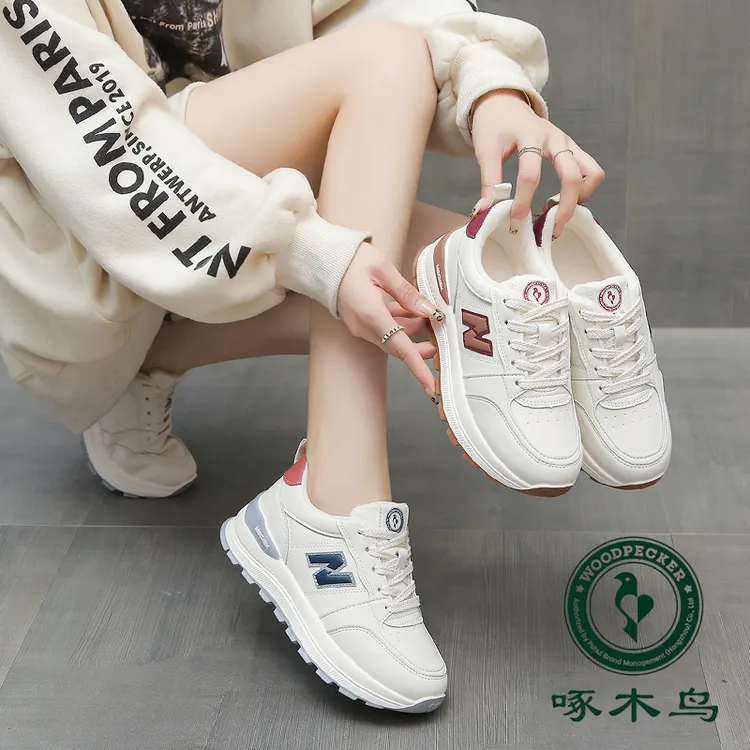 啄木鸟品牌老爹鞋女2025冬季新款百搭时尚韩版休闲运动鞋女25802
