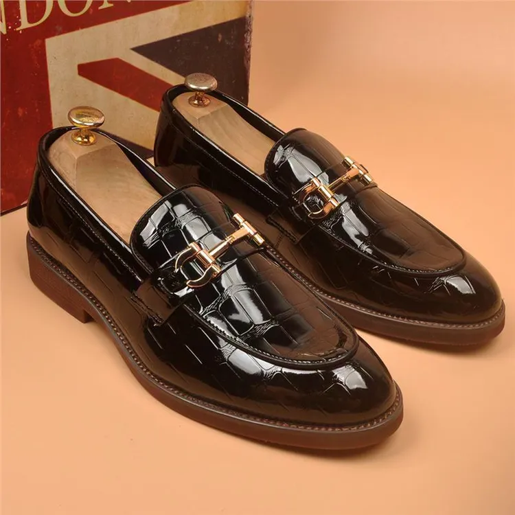 DMXUXM『设计风』轻松搭配~匠心制作~商务软底一脚蹬内增高皮鞋男潮