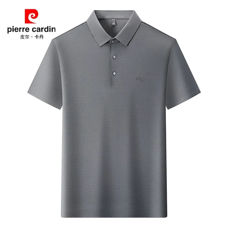 皮尔卡丹夏季短袖男Polo衫吸湿排汗POLO衫速干休闲透气t恤简约