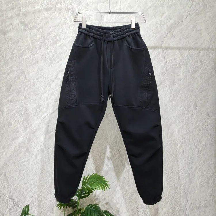 2025秋季新款卫裤工装裤百搭休闲裤秋季数字字母男口袋时尚裤子