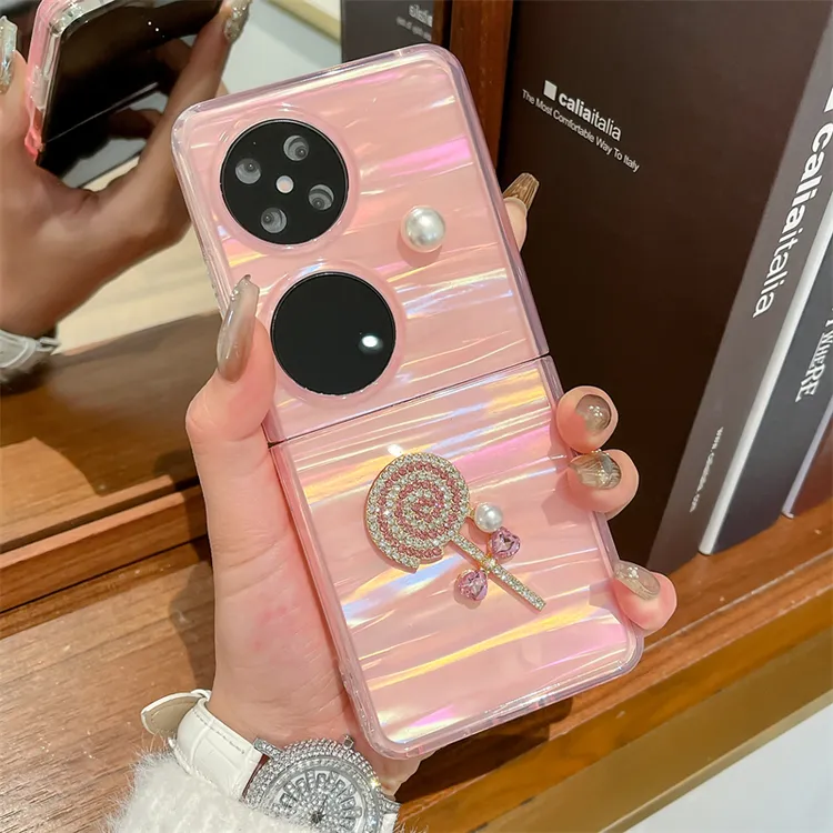 适用华为pocket2手机壳novaflip棒棒糖p50pockets折叠屏女保护套