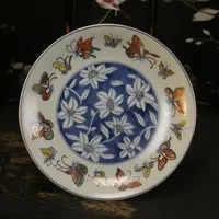 【雨溪山房】描金百合蝴蝶壶承YX112