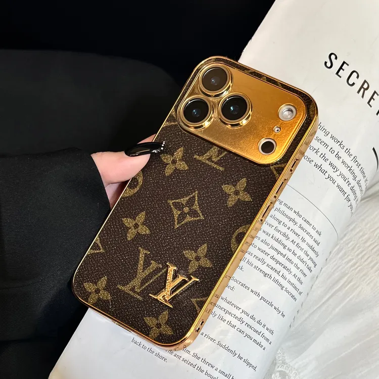 自带镜头膜全包适用苹果17promax手机壳皮质16奢华iPhone15高级潮