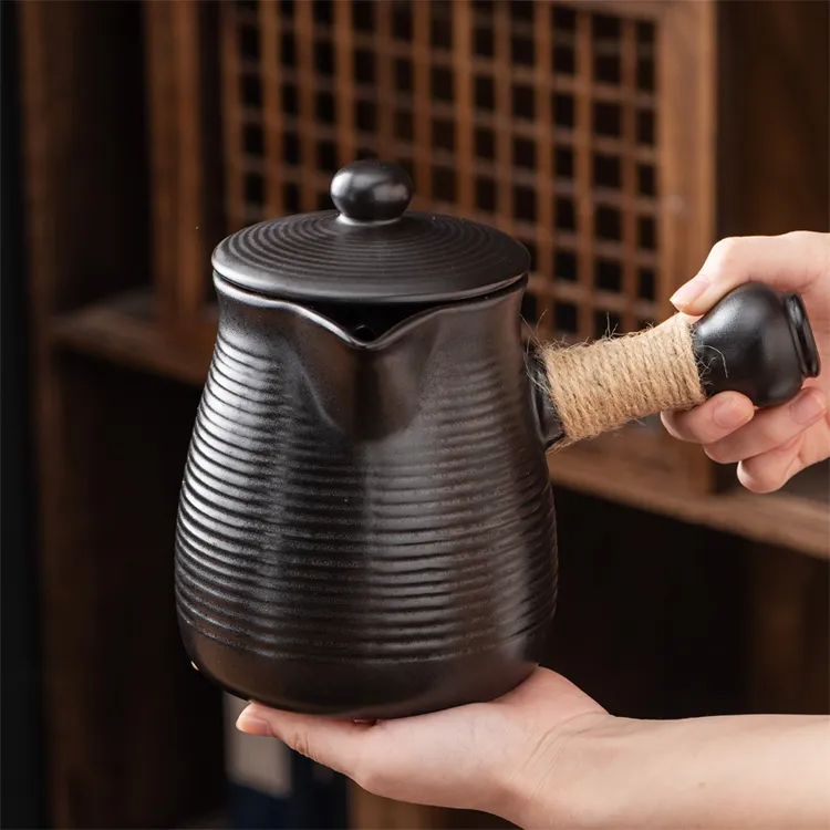 可干烧带盖煮奶茶罐罐壶煮茶壶陶壶煮花茶果茶养生茶围炉烤奶罐壶