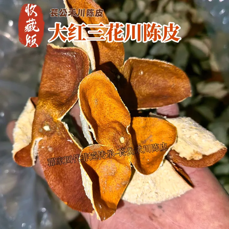 苌公禾【郡家】正宗资中非遗川红桔大红袍古书记载大红皮陈皮原料