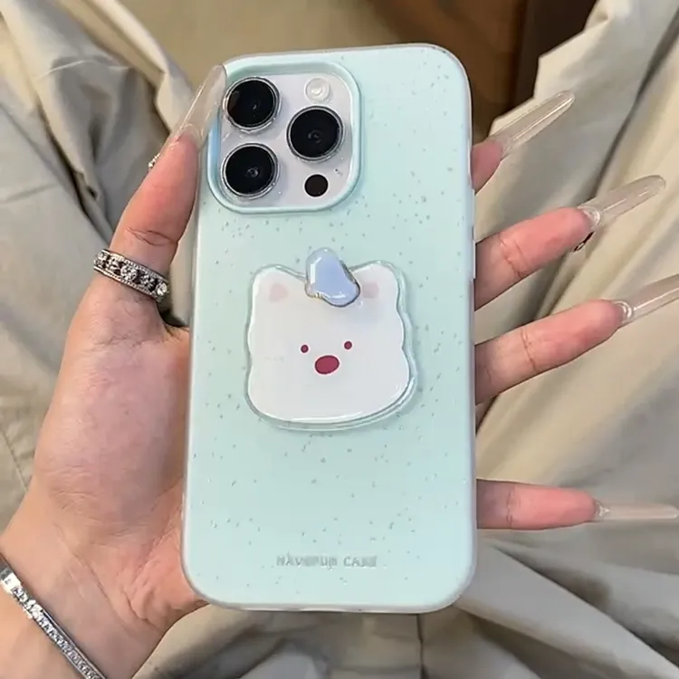 雅天立韩系泼墨西高地适用苹果16手机壳iPhone13/15promax肤感14