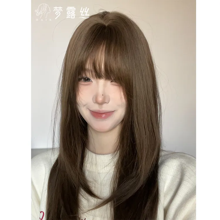 甜甜圈【天菜女友】大头皮假发女手工层次发拍照必备自然气质蓬松