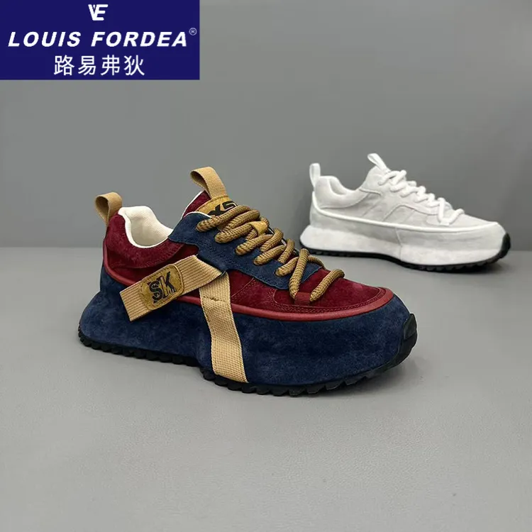 Louis Fordea路易弗狄潮牌男鞋秋季包鞋底时尚运动休闲鞋增高老爹