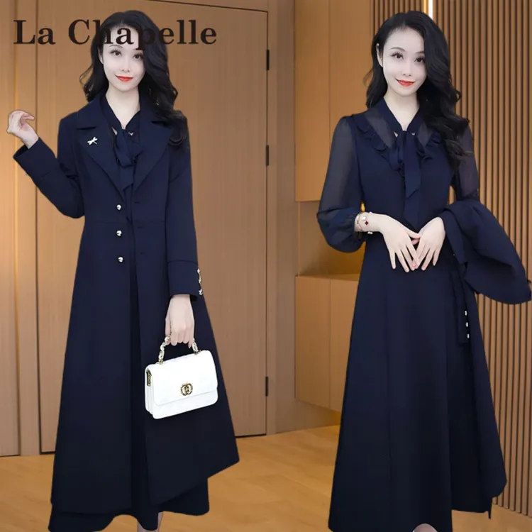 【拉夏】品牌阔太太高档套装女2025早秋新款减龄洋气轻奢爆款两件套