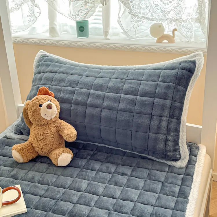 【单独枕套】牛奶绒加厚单独枕套加绒加厚