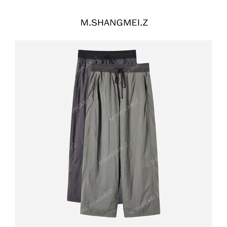 M.SHANGMEI.Z/沐熙【轻暖神裤】美大哥保暖舒适系绳休闲裤X123410