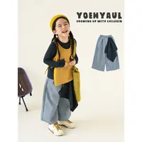 YOEHYAUL/幼悠幼悠【日系调调】秋叁波时尚舒适女童休闲裤Q4668汉服