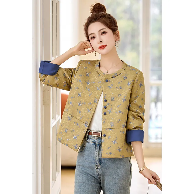 2025新中式女外套2025春款其他材质