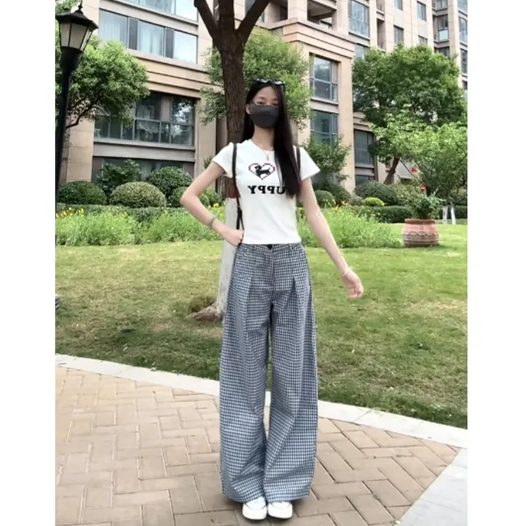 多巴胺穿搭短款短袖T恤女夏季新款白色辣妹掐腰显瘦圆领上衣ins潮